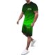 thumbnail image 1 of Playeras De Algodón Para Hombre, Camiseta Holgada Con Estampado De Letras De Ciudad Para Hombre, Conjunto De Ropa Deportiva De Verano, Ropa Deportiva Informal, 1 of 4