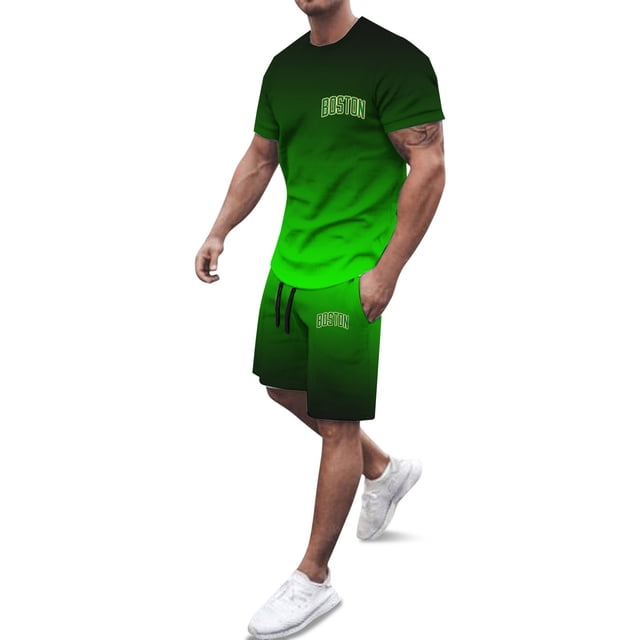 Playeras De Algodón Para Hombre, Camiseta Holgada Con Estampado De Letras De Ciudad Para Hombre, Conjunto De Ropa Deportiva De Verano, Ropa Deportiva Informal