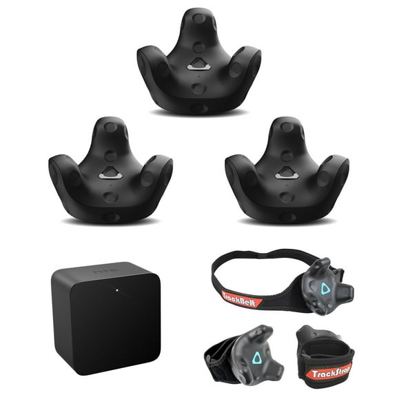 HTC VIVE 3.0 Tracker 3 Pack with Base Station & Full Body VR Tracking ...
