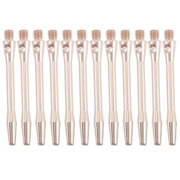 Golden Aluminum Shafts for Playing Lightweight Durable 12 Pcs
