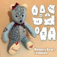 thumbnail image 4 of LAICAIW Memory Bear Template Ruler Set, Memory Bear Sewing Set, DIY Acrylic Templates, Memory Bear Sewing Pattern Kit, Handmade Memory Bear Template Sewing Pattern Set-With Accessories And Instructi, 4 of 7