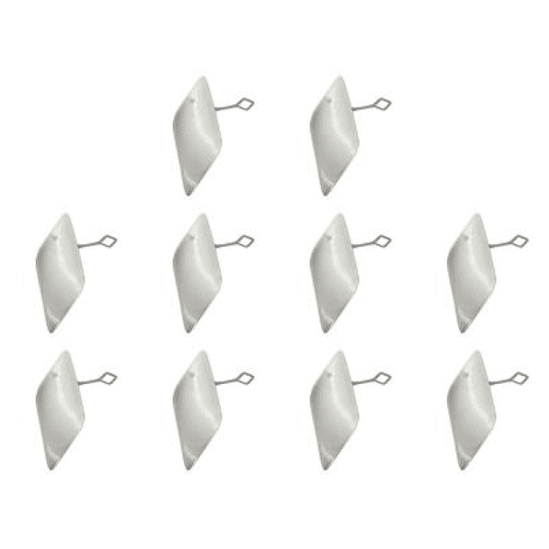 Tapa la cubierta del gancho remolque parachoques delantero coche para Clase E W212 2009-2013 (plata)