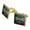 Gold, variant on Dragonfly Elegant Square Cufflink Set - Silver or Gold