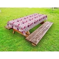 thumbnail image 1 of Japanese Outdoor Tablecloth, Far Eastern Nature Sakura Tree with Buds and Blossoms Coming of Spring, Decorative Washable Fabric Picnic Tablecloth, 58 X 120 Inches, Pink Purple and Ivory, by Ambesonne, 1 of 2