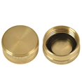 thumbnail image 5 of 2 Pack 3/4" Brass Garden Hose End Caps with Washers, 5 of 5