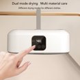 thumbnail image 3 of Mini Clothes Dryer, Large Capacity 15min Fast Drying Small Portable Clothes Dryer 600W Gentle US Plug 110V Foldable with Remote Control for Travel, 3 of 7