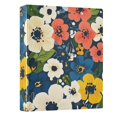thumbnail image 2 of Three Ring Binder Navybrightflorals 1.5 Inch Round Binder D-Rings for Office Supplies and More, 2 of 10