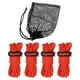 thumbnail image 1 of Zelt-Windseile Mit Spannern, Kordelversteller, 4 Reflektierendes Seil Für Camping, Wandern, Überdachung, Outdoor-Aktivitäten rojo, 1 of 9