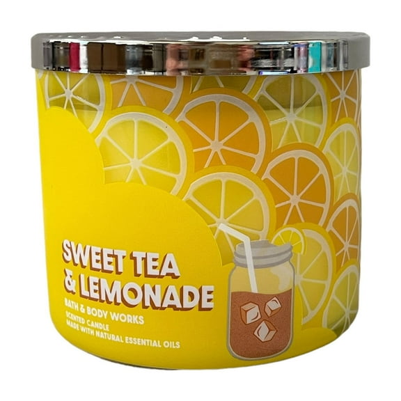 Bath & Body Works Sweet Tea & Lemonade Scented 3-Wick Candle 14.5 oz