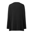 thumbnail image 6 of Women Fall Solid Color Open Front Cardigan Lightweight Long Sleeve Pure Color Slim Fit Cardigan Outerwear With Pockets Duster Sweater Cardigan Comfy Knit Cardigan plus Size Kimonos for Women Women, 6 of 6
