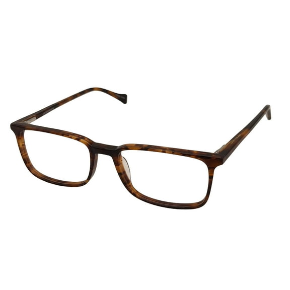 Lucky Mens Ophthalmic Tortoise Soft Rectangle Plastic Frame D407. 53mm