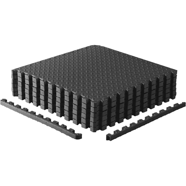/- Interlocking EVA Foam Exercise Puzzle Mats - | ; x ; x /; | T Pattern -