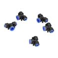thumbnail image 3 of Plastic Air Hose T Connector10Pcs Pneumatic Connectors Plastic Pushto Connect Tee Union Tube Tee Connector High-Intensity Output, 3 of 5