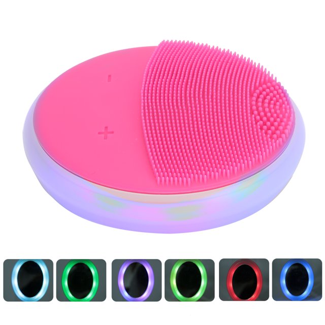 Cepillo de limpieza de silicona, cepillo de limpieza facial ultrasónico de silicona, limpiador facial ultrasónico, tecnología innovadora