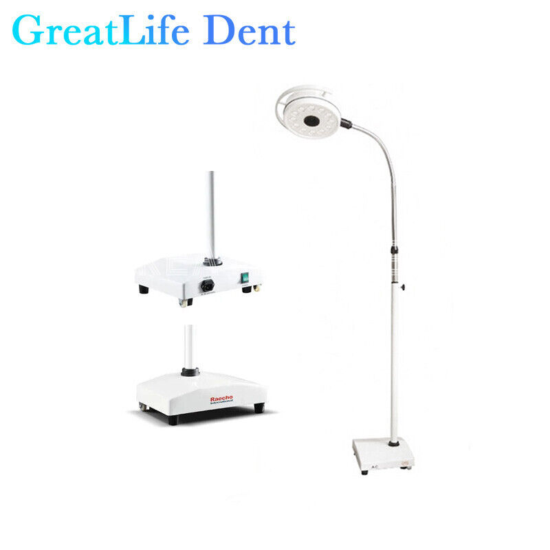 GreatLife Dent USA Stock 36W 12Led Mobile Examination Light Shadowless Surgical Medical Lamp Operating FDA