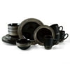 Pfaltzgraff® Bryson Black 16-Piece Dinnerware Set Stoneware