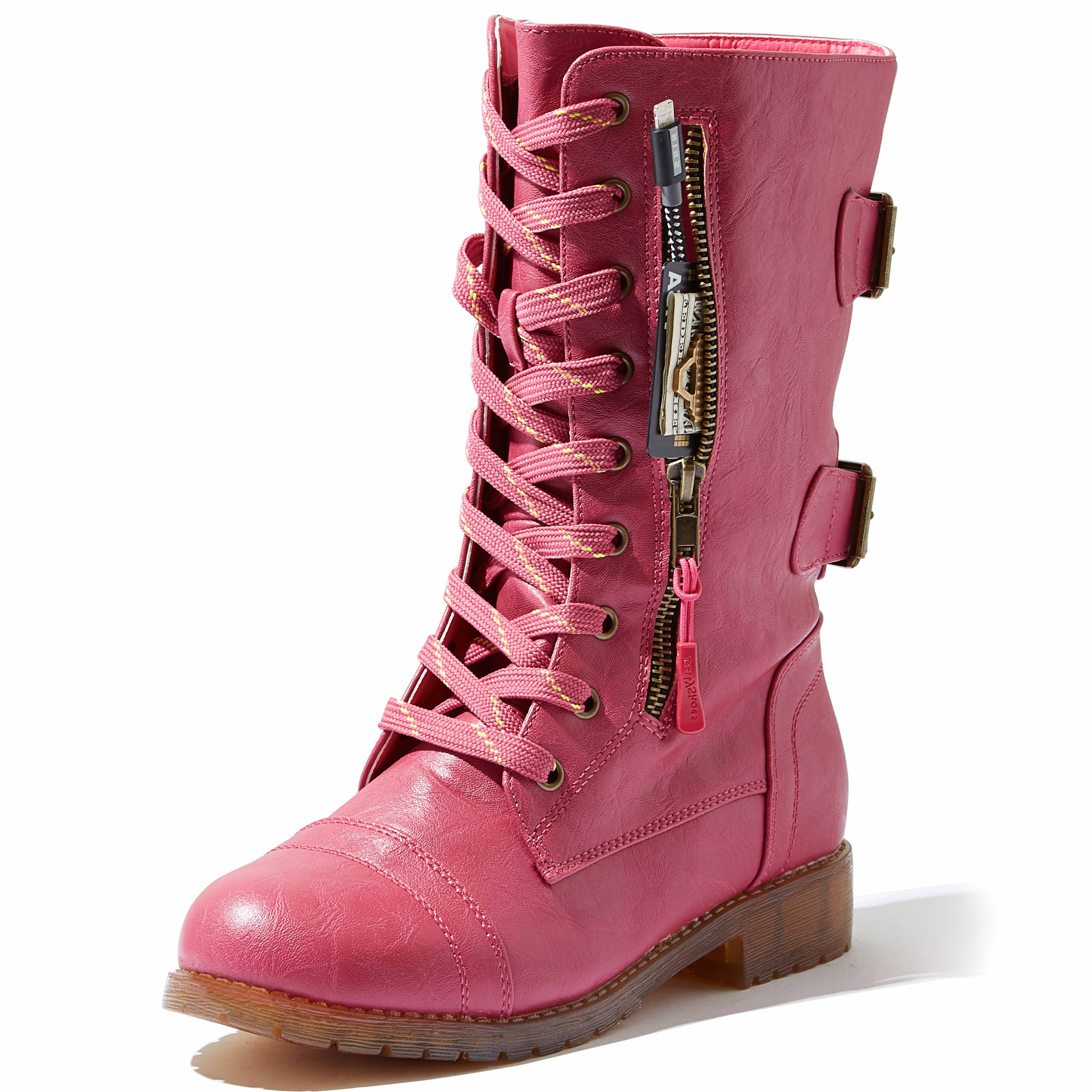 combat booties heel