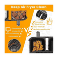 thumbnail image 4 of 2 Pcs Silicone Liners for Ninja Dual AF400UK & Tower T17088, Foldable Silicone Basket Inserts, 4 of 5