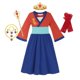 thumbnail image 1 of Blancanieves Cenicienta princesa niñas vestido Halloween Mérida Belle Cosplay disfraz niños Rapunzel Aurora vestir Vestidos ropa 3T Gao Jinjia LED, 1 of 2