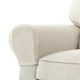 thumbnail image 1 of Elegant Sofa Armrest Cover Chair Armrest Covers For Living Room Furniture Protection Polyester Couch Arm Protectors, Burgundy, 1 of 5
