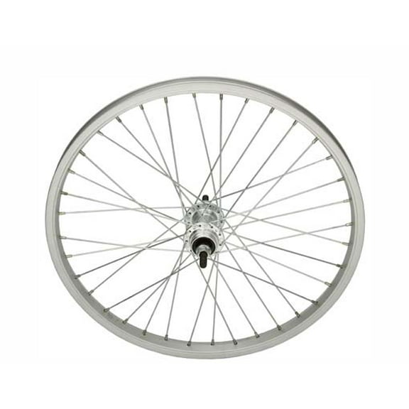 20" 36 Spoke Alloy Free Wheel 14G Sliver. Bicycle wheel, bike wheel, Lowrider bike wheel, lowrider bicycle wheel