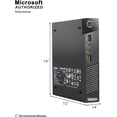 thumbnail image 4 of Restored Lenovo M93 Tiny Desktop PC, Intel Core i5-4570T 16GB RAM, 1TB SSD, 24" LED Monitor Screen, BTO Wi-Fi, Windows 10 Professional (Refurbished), 4 of 7