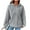 Gray, variant on Womens Waffle Knit Hoodie Cardigan,Women's Hoodies Full Zip Up Long Sleeve Drawstring Waffle Knit Pullover Sweatshirt Tops