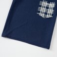 thumbnail image 3 of JFOPQVSM Boys Comfortable and Breathable Short Sleeved Home Clothes Fashionable Checkered Prints Homewear Three Piece Set, 3 of 8
