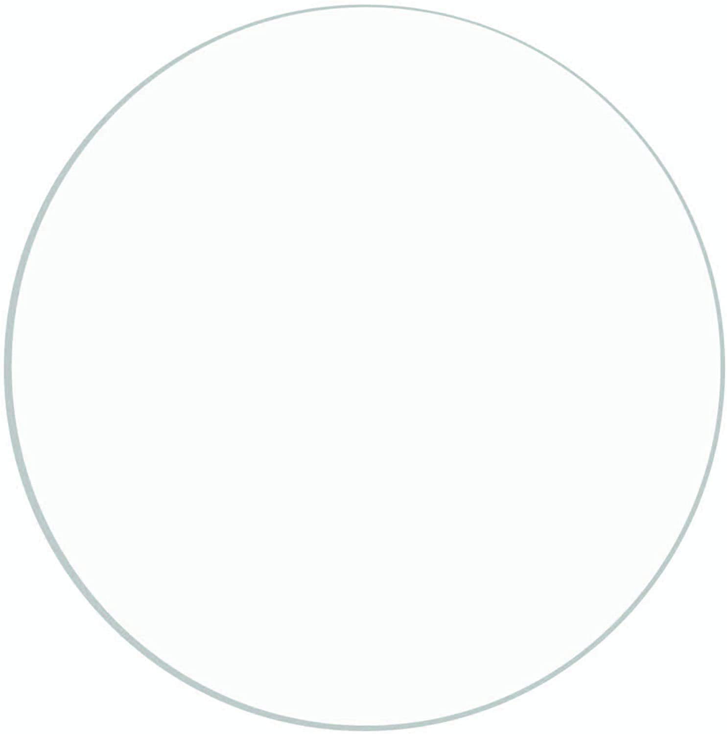 Plastic Circle Disc Round Acrylic Sheet Clear 1/4" x 16" DIAMETER 