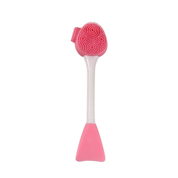 2 In 1 Double Ended Silicone Face Cleansing Brush and Deep Cleaning Massage Tool for Facial Care and Beauty Applications