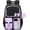 Black Purple, variant on Cute School Backpack for Teenagers Bookbags Waterproof Lightweight Casual Daypack Large Capacity Travel Schoolbag with Pompom, Back to School Supplies