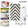 thumbnail image 2 of Black and White Lines Cotton Face Towels Absorbent Hand Towel Soft Bathroom Towel for Kitchen Hotel Decoration, 2 of 7
