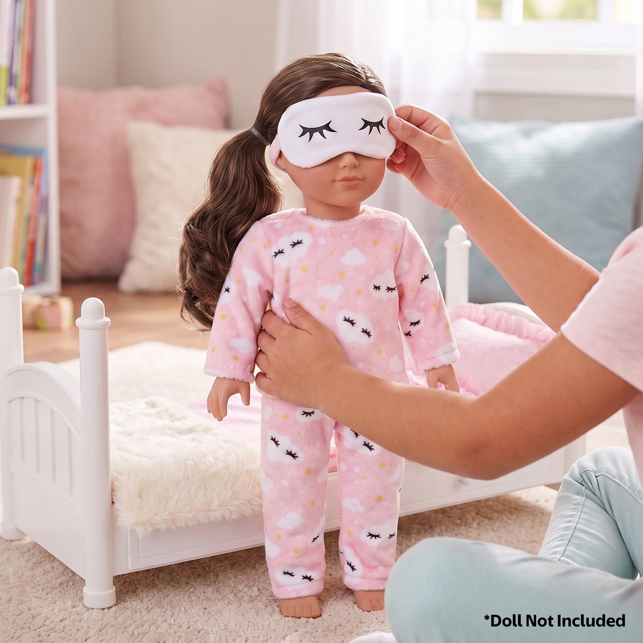 My Life As Clouds Pajama Fashion Set for 18-inch Dolls, 3 Pieces