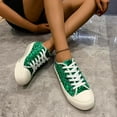 thumbnail image 6 of Women's Fashion Platform Sneakers - Lightweight Lace-Up Shoes with Sparkling Sequin Detail for Casual Wear, 6 of 8