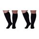 thumbnail image 2 of Calcetines de compresión Minnieouse Cuidado de la salud hasta la rodilla Negro/Cubierta del dedo del pie 4XL 2Conjunto, 2 of 6