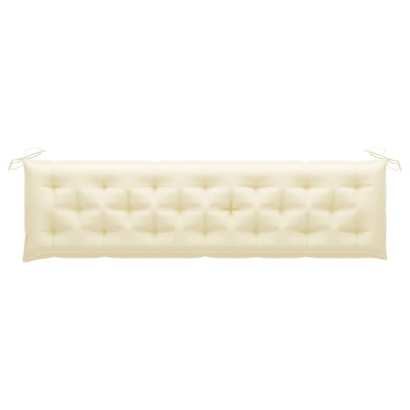 Casafoyer Garden Bench Cushion Cream White 78.7"x19.7"x2.8" Fabric