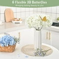 thumbnail image 3 of White Hydrangea Artificial Flowers, Faux Hydrangea Flowers with Stems, Full Heads Silk Fake Hydrangea Flowers for Wedding Bouquet Home Party Decor Centerpieces Floral Arrangements, 3 of 5