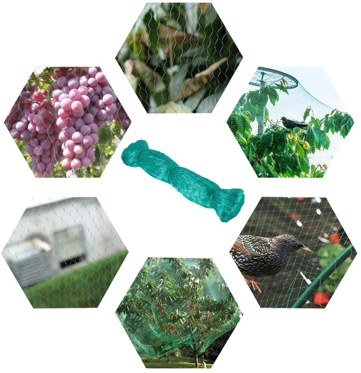 Bird Netting for Garden,13x20Ft Garden Netting,Fruit Tree Netting Doesnt Tangle and Reusable Bird Mesh Protect Fruit Vegetables Plants from Birds Deer 