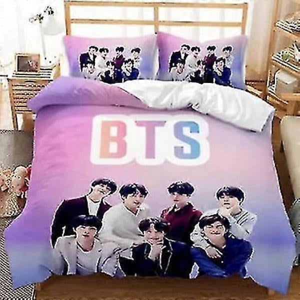 Born Pretty Bts20 Bts 3D-printed bedding set duvet pillowcase gift for kids