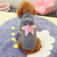 thumbnail image 4 of Reheyre Winter Autumn Pet Dog Warm Knitted Sweater Clothes Coat Costume Hooded Apparel, 4 of 8
