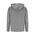 thumbnail image 4 of Inleife Hooded Sweatshirts for Men Casual Fashion Solid Zipper Pullover Long Sleeve Hoodies, 4 of 5