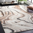 thumbnail image 2 of Safavieh  Cyrus Shag Burgunde Modern Abstract Rug 5'5" x  7'6" - Beige/Rust - Rectangle, 2 of 8