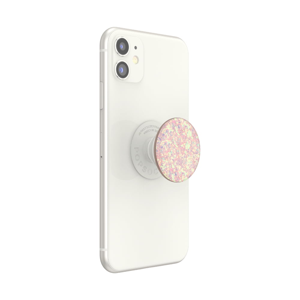 PopSockets Adhesive Phone Grip with Expandable Kickstand and swappable top - Iridescent Confetti Rose
