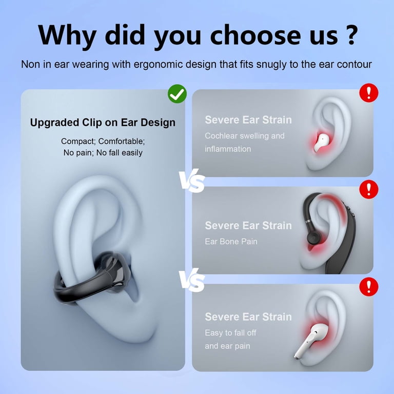 How to Wear Clip-On Earbuds With Glasses