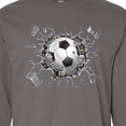 thumbnail image 4 of Inktastic Soccer Breakthrough Long Sleeve T-Shirt, 4 of 5