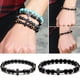 thumbnail image 5 of Pulseras de Cuentas de Piedra Natural Sonducket Duraderas Negro Brillante, 5 of 6