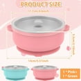 thumbnail image 3 of Baby Suction Bowl Stainless Toddler Bowl With Lid And Silicone Base For Children Toddler Infant Boy Girl baby bowls with suction toddler bowls, 3 of 5