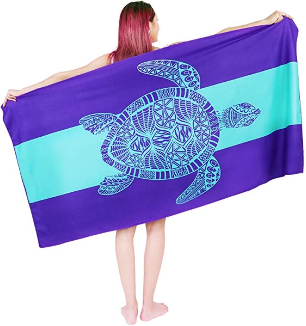 Microfiber Beach Towel Clearance 63" x 32" Oversized Large Quick Dry Sand Free Lightweight