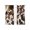 Brown, variant on Cow Patterned Sheer Curtains 63 Inch Length 2 Panels Set, Vintage Farmhouse Abstract Country Western Voile Window Treatment Rod Pocket Curtains Sheers Drapes for Bedroom/Living Room/Kitchen 52x"63"x2