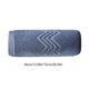 thumbnail image 3 of Bath Towel Soft Absorbent Thick | Ultra Plush Quick Dry Face and Body Towel | Multipurpose Use for Bathroom Spa Pool Salon | White/Blue/Khaki | 1pc | 29.1x13.7 in | Durable Stitching, 3 of 6